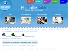 Tablet Screenshot of nachhilfe-robin.de